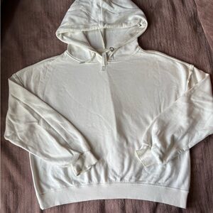 Tahari Men's Cream Hoodie Sweater